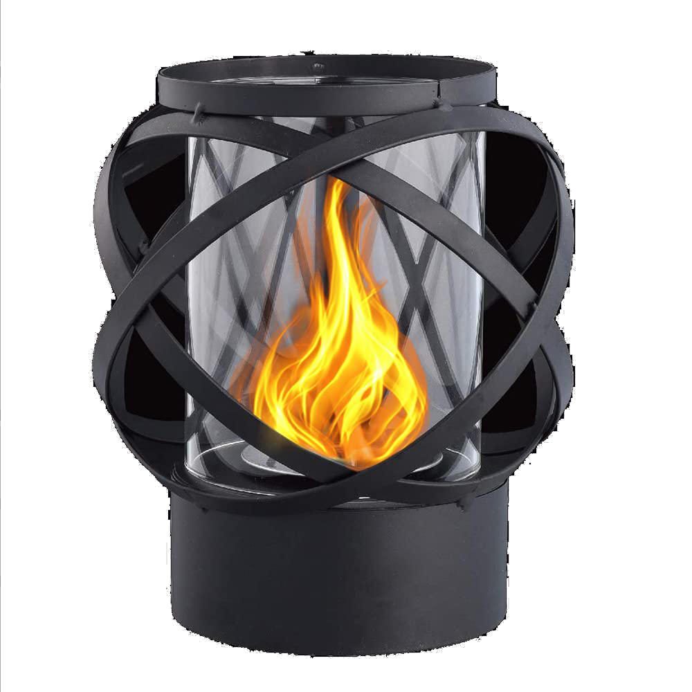 HY DESIGN 24cm Biochimenea de sobremesa